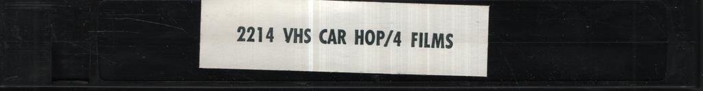 Car Hop/4 Films Valentine Video VHS 1990s 043024EBVHS