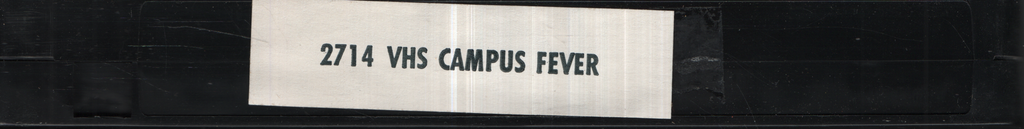 Campus Fever Valentine Video VHS 1990s 042924EBVHS