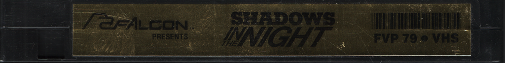 Shadows In The Night Falcon Home Video Gay VHS 1990s 050224EBVHS