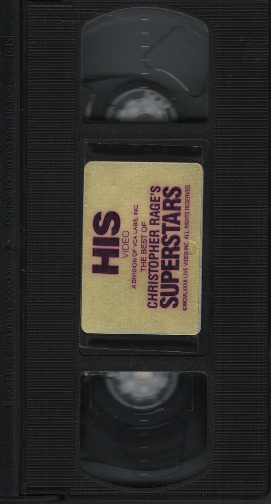 The Best Of Christopher Rage's Superstars Live Video Gay VHS 1982 043024EBVHS