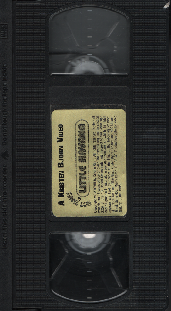 Hot Times In Little Havana Kristen Bjorn Gay VHS 1998 043024EBVHS