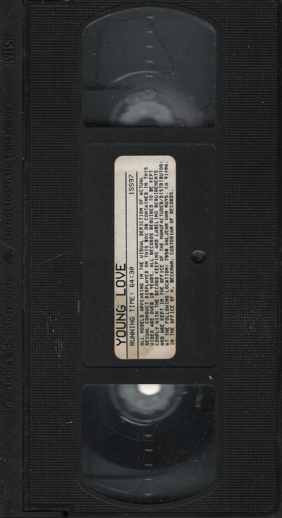 Young Love Unbranded Gay VHS 1990s 043024EBVHS
