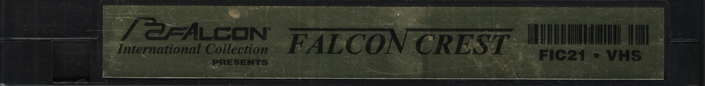 Falcon Crest Falcon Home Video Gay VHS 1990s 043024EBVHS