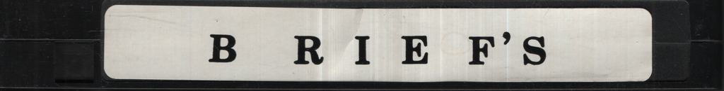 Brief's Unbranded Gay VHS 1990s 043024EBVHS