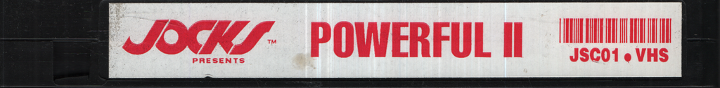Powerful II Jocks Home Video Gay VHS 1990s 043024EBVHS