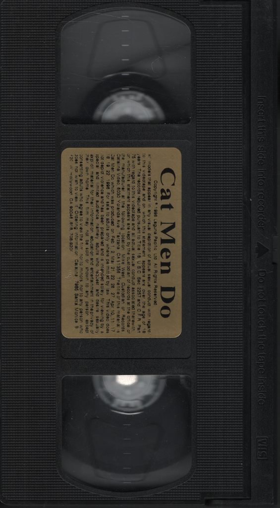 Cat Men Do Laguna Pacific Gay VHS 1996 043024EBVHS