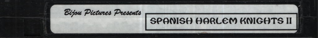 Spanish Harlem Knights II Bijou Pictures Gay VHS 1990s 043024EBVHS