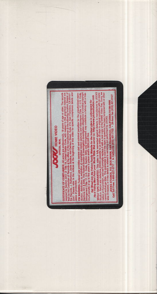 Headgames Jocks Studios Gay VHS 1990s 043024EBVHS