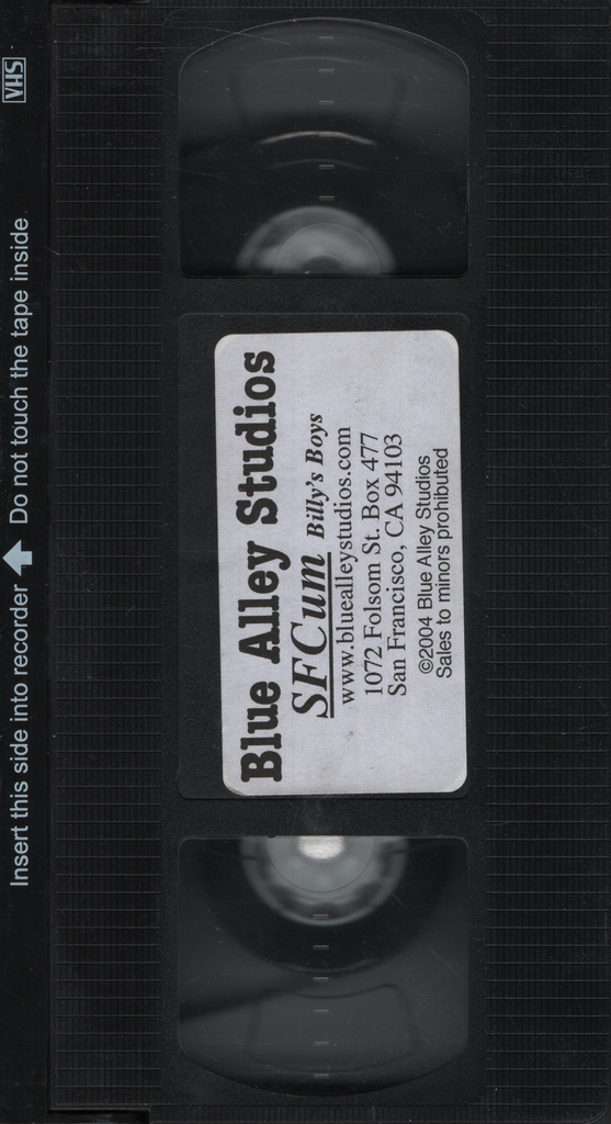 SFCum Billy's Boys Blue Alley Studios Gay VHS 2004 043024EBVHS