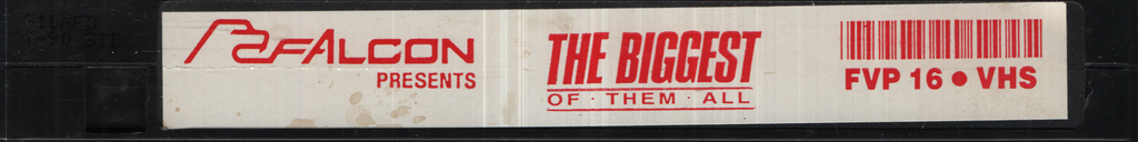 The Biggest Of Them All Falcon Home Video Gay VHS 1990s 050224EBVHS