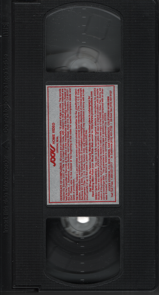 JS Big Time Jocks Home Video Gay VHS 1990s 050224EBVHS – Mr-Magazine