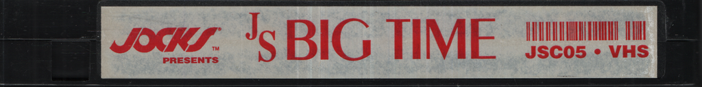 JS Big Time Jocks Home Video Gay VHS 1990s 050224EBVHS