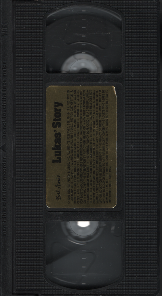 Lukas' Story Bel Ami Photo & Video Gay VHS 1995 050224EBVHS2