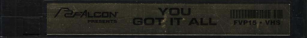 You Got It All Falcon Home Video Gay VHS 1990s 050224EBVHS