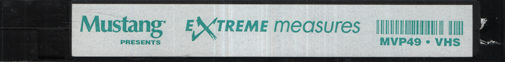 Extreme Measures Mustang Home Video Gay VHS 1990s 050224EBVHS2