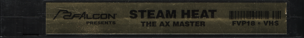 Steam Heat: The Ax Master Falcon Home Video Gay VHS 1990s 050224EBVHS2