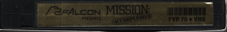 Mission: Accomplished Falcon Home Video Gay VHS 1990s 050824EBVHS