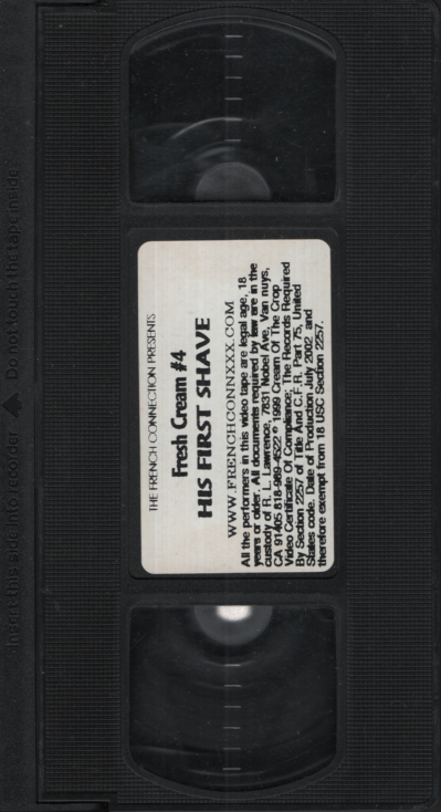 Fresh Cream #4 His First Shave Cream Of The Crop Video Gay VHS 1999 050824EBVHS