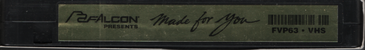 Made For You Falcon Home Video Gay VHS 1990s 050824EBVHS