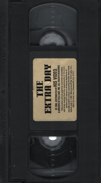 The Extra Day His Video Gay VHS 1992 050824EBVHS