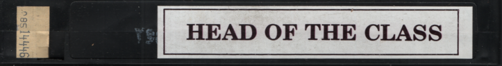 Head Of The Class Unbranded Gay VHS 1990s 051024EBVHS