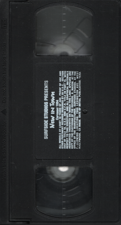 New In Town Surfside Studios Gay VHS 1994 051024EBVHS