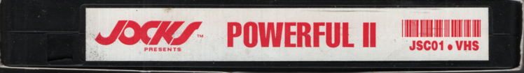 Powerful II Jocks Home Video Gay VHS 1990s 051024EBVHS2