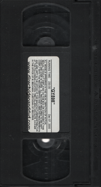 GY598 directvideoanddvd.com Gay VHS 2000 051024EBVHS