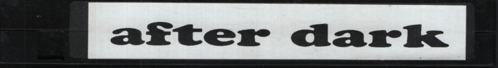 After Dark Image Video Gay VHS 1991 051024EBVHS