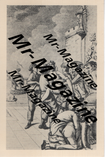 Adult Vintage 1960s B&W Postcard 3.5"x5.5" Sailors & Wenches Orgy RS-31