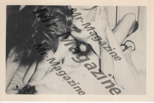 Adult Vintage 1960s B&W Postcard 3.5"x5.5" Brunette Couple Vaginal Sex RS-05