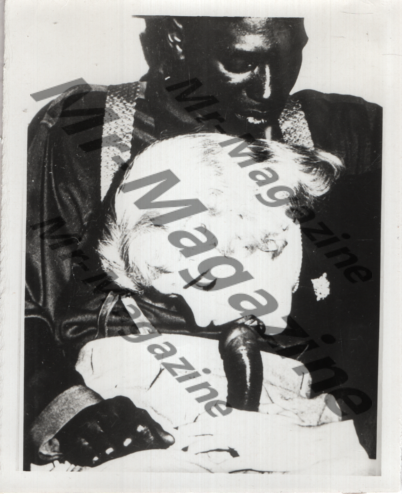 Adult Vintage B&W Pinup Photo 4"x5" Blonde & Brunet Model Fellatio RS-82