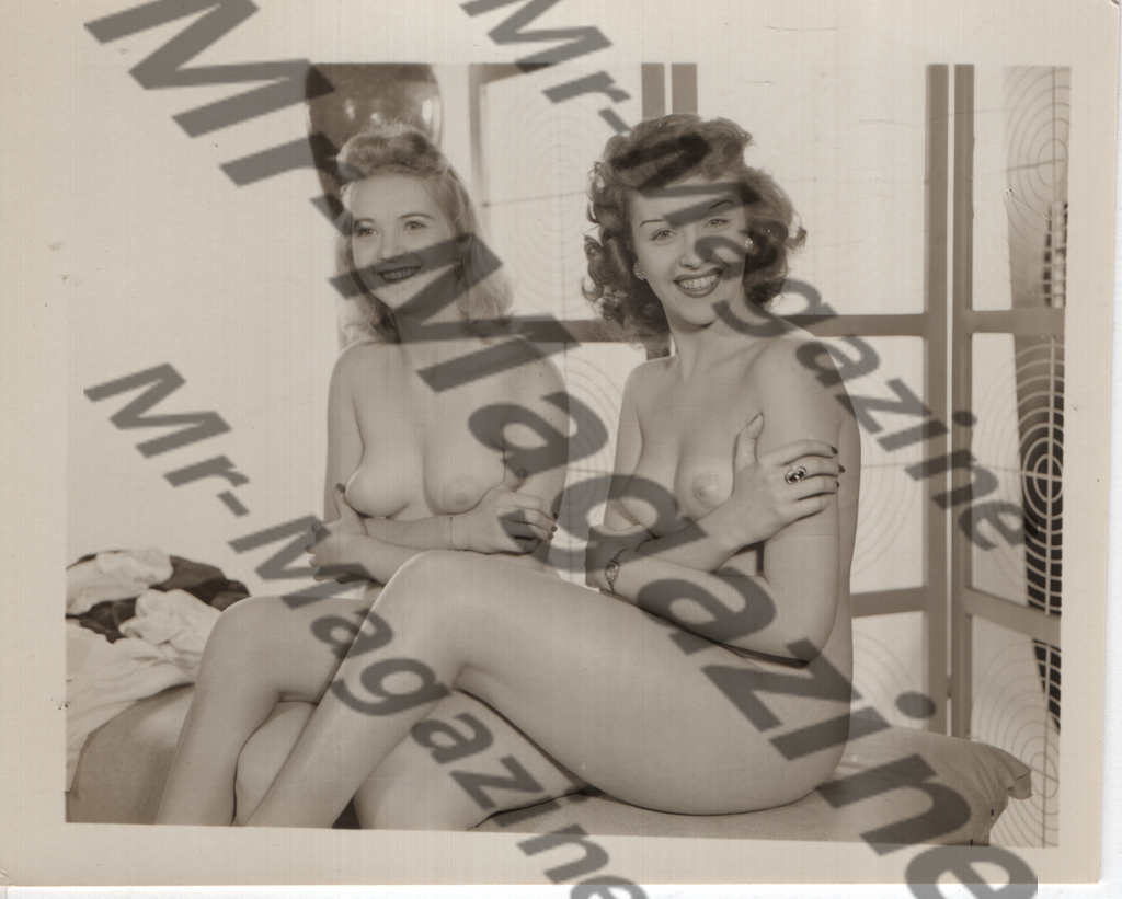 Adult Vintage B&W Pinup Photo 5