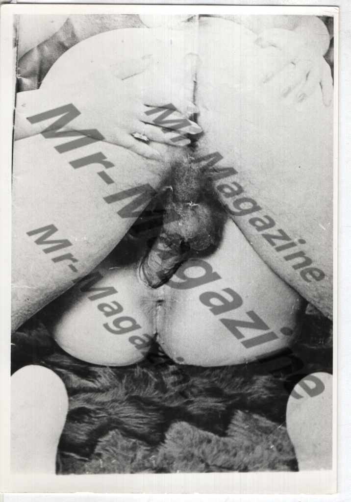 Adult Vintage B&W Pinup Photo 3.5"x5" Brunet Models Straight Interest Close Up Vaginal Sex RX-25