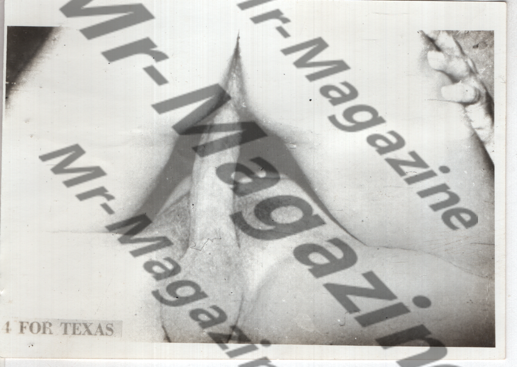 Adult Vintage B&W Pinup Photo 4.5"x3.5" 4 For Texas Straight Interest Vaginal Sex Closeup RY-62
