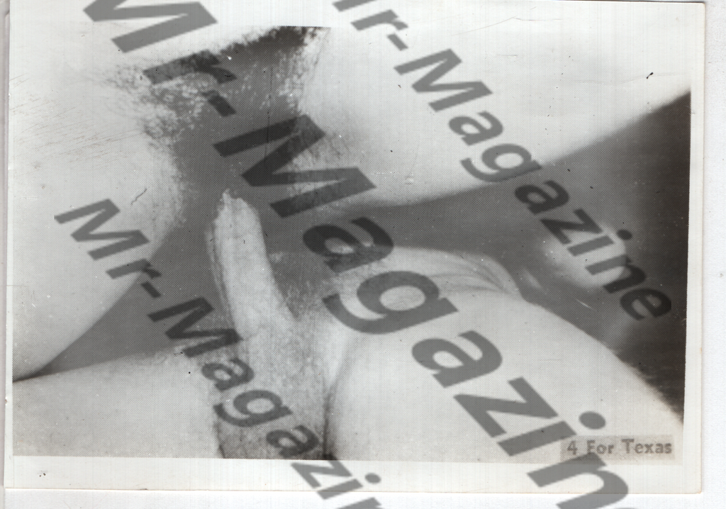Adult Vintage B&W Pinup Photo 4.5"x3.5" 4 For Texas Straight Interest Vaginal Sex Closeup RY-61