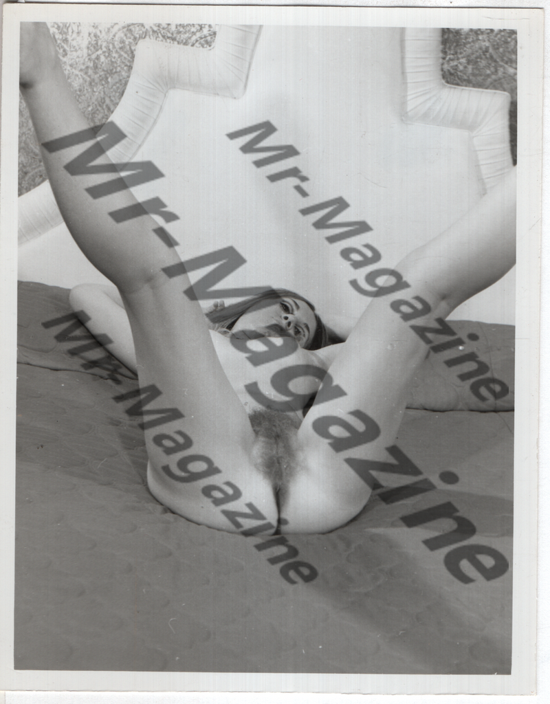Adult Vintage B&W Pinup Photo 4"x5" Blonde Nude Model CD-55