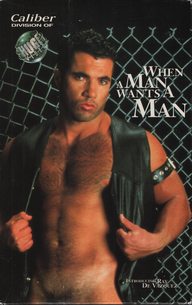 When A Man Wants A Man Ray De Vazquez Brant James Huge Video Gay VHS 1995 062824EBVHS2