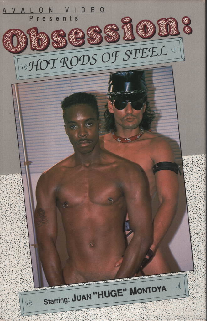 Obsession: Hot Rods Of Steel Juan "HUGE" Montoya Lance Adams ZZZYX Inc Gay VHS 1990 070324EBVHS3