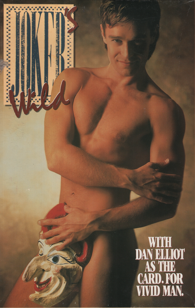 Jokers Wild Dan Elliot Steve Gibson Vivid Video Gay VHS 1990s 070324EBVHS2