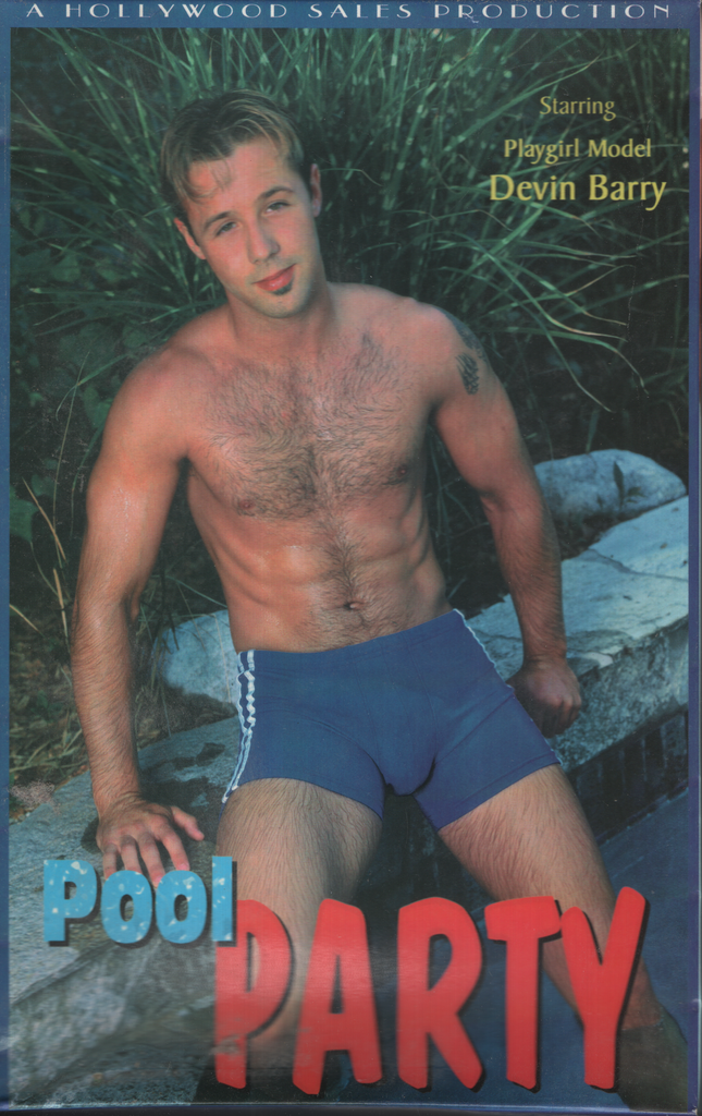 Pool Party Devin Barry Jay Ross West Hollywood Filmworks Gay VHS 2002 070324EBVHS2