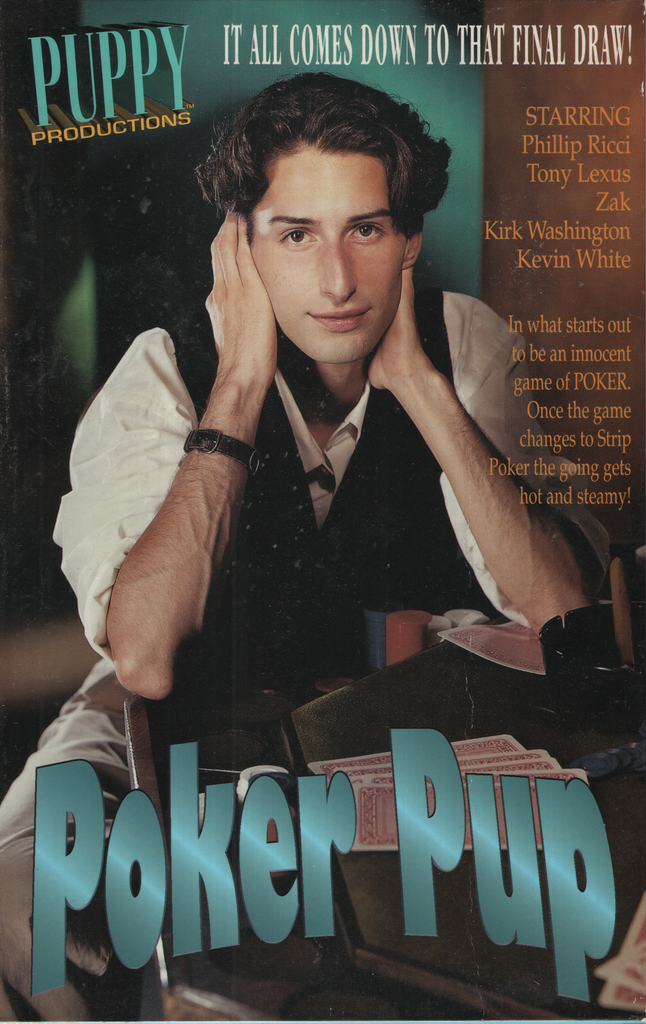 Poker Pup Phillip Ricci Tony Lexus Puppy Productions Gay VHS 1997 070324EBVHS3