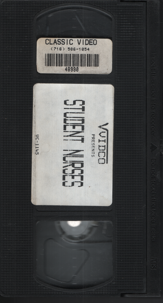 Student Nurses Diedre Holland Vidco VHS 1990s 071024EBVHS