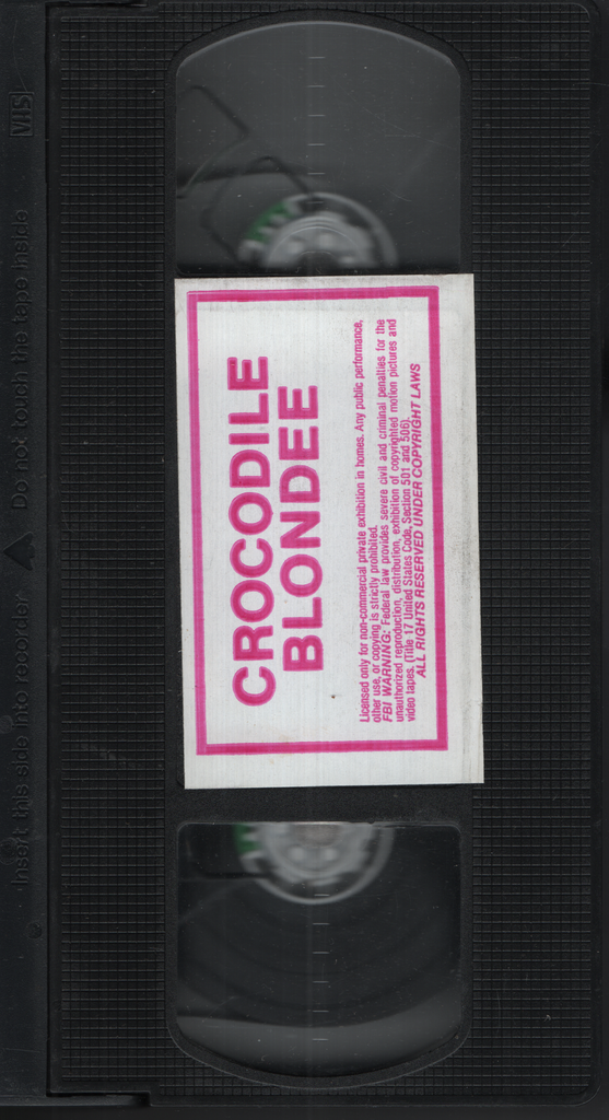 Crocodile Blondee Amber Lynn Eric Edwards VCX Bisexual VHS 1986 071024EBVHS