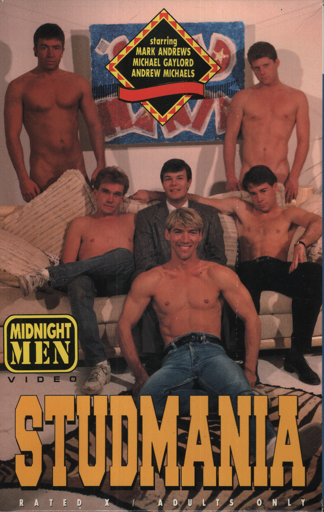 Studmania Mark Andrews Michael Gaylord Midnight Video Gay VHS 1996 071124EBVHS2
