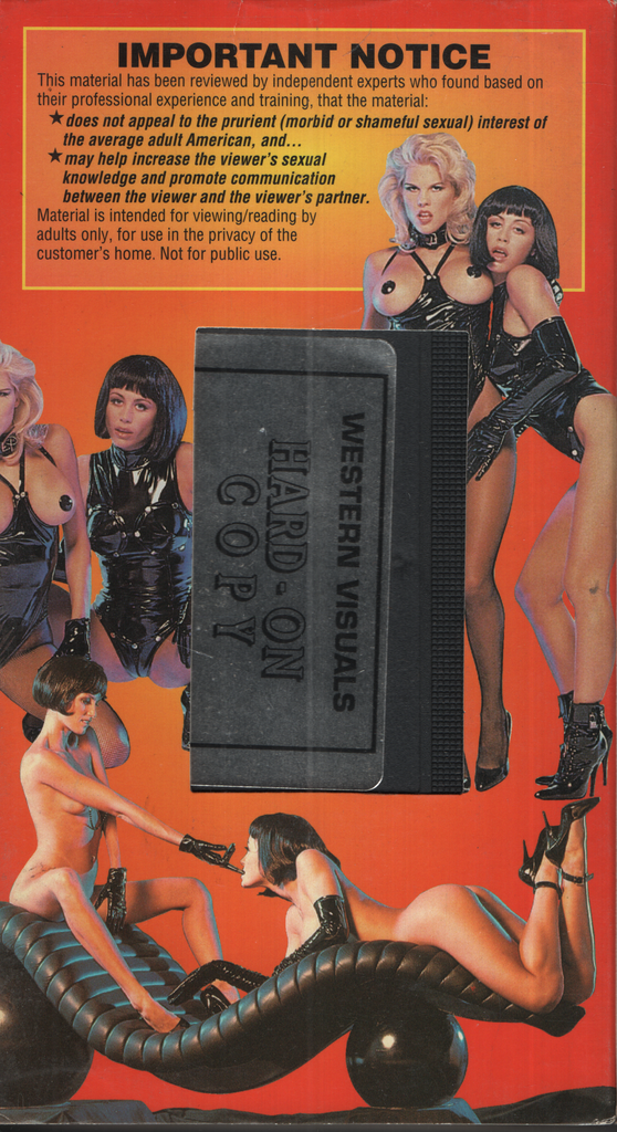 Hard-On Copy Western Visuals VHS 1994 071524EBVHS