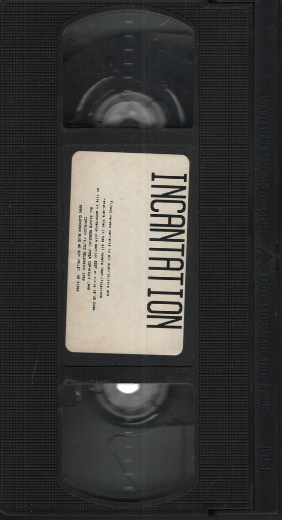 Incantation Filmco VHS 1996 071524EBVHS