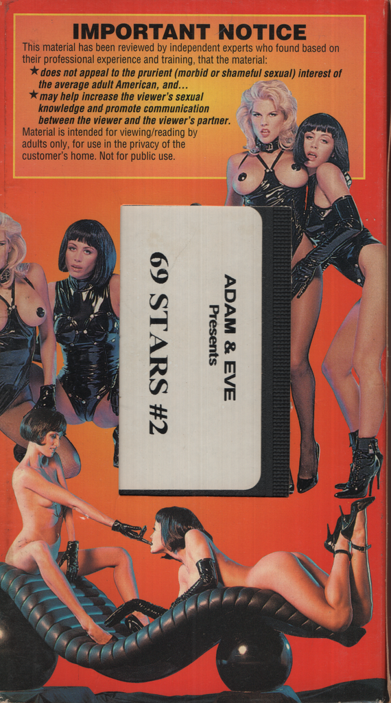 69 Stars #2 Adam & Eve VHS 071524EBVHS