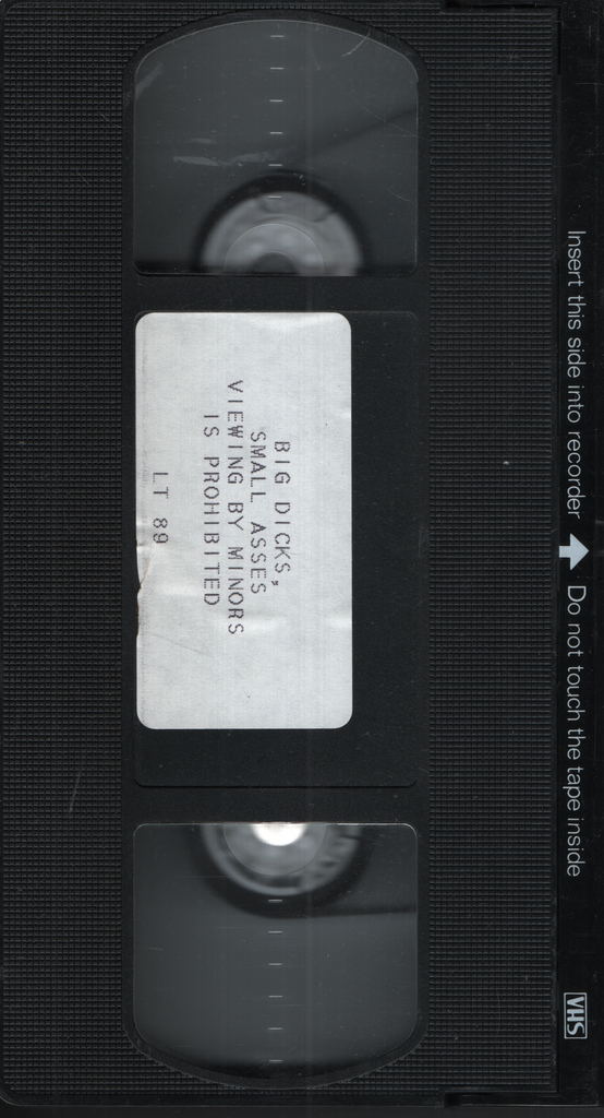 Big Dicks, Small Asses Viewing By Minors Is Prohibited Unbranded VHS 071524EBVHS2