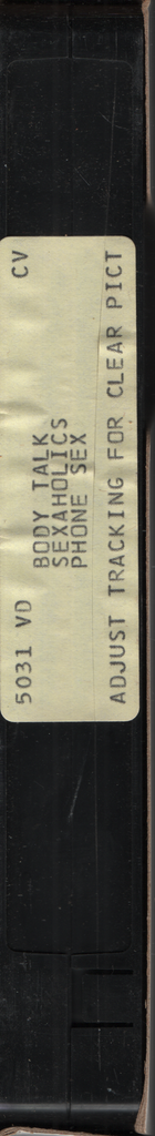 Body Talk Sexaholics Phone Sex Unbranded VHS 071524EBVHS2